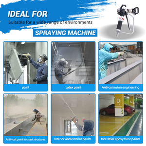 Pulvérisateur électrique sans air multifonction 995, kit complet avec <span class=keywords><strong>pistolet</strong></span> de pulvérisation, tuyau haute pression pour usage industriel et bricolage - Product Image 6