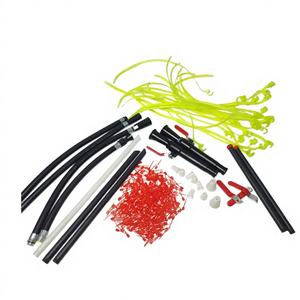 100 precintos de goma numerados con cierre de seguridad para extintores, etiquetas de seguridad desechables con cierre automático, 250 mm - Product Image 1