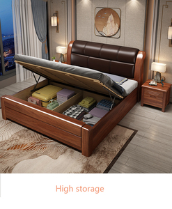 Lits en <span class=keywords><strong>bois</strong></span> <span class=keywords><strong>sculpté</strong></span>, style nordique, <span class=keywords><strong>lit</strong></span> double minimaliste, meubles <span class=keywords><strong>de</strong></span> chambre à coucher, <span class=keywords><strong>lit</strong></span> king size, meubles d'hôtel <span class=keywords><strong>pas</strong></span> chers, meubles <span class=keywords><strong>de</strong></span> chambre à coucher - Product Image 3
