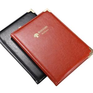Impresión de Logotipo Personalizado, Porta Menús de Restaurante con Lámina Dorada, Lista de Vinos, Funda de PVC, Página de Menú, Cubierta de Menú de Cuero Grueso - Product Image 5
