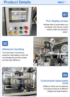 Machine à fabriquer 70 pièces/min automatique pour boîte à lunch en papier kraft