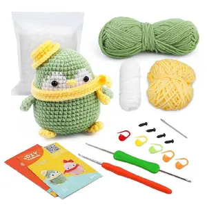 Wholesale Crochet Animal Kit Crochet Knitting Kits Thread Diy Hand Knitting Crochet Starter Kit