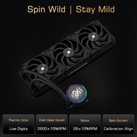 Lovingcool Offre Spéciale 360mm refroidisseur de liquide Cpu ARGB avec écran numérique pour processeur de PC de jeu refroidissement eau Cpu ventilateur Aio liquide