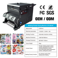 Machine intégrée Baiyin A1 65cm DTF automatique de secouage de poudre et de cuisson avec four