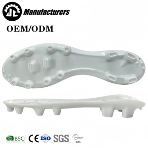 Suola per <span class=keywords><strong>Scarpe</strong></span> da <span class=keywords><strong>Calcio</strong></span> in TPU Trasparente Bianca Personalizzata, Prezzo all'Ingrosso, Produttore Certificato BSCI - Product Image 1