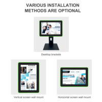 Panel Kontrol Cerdas 8 Inci Tablet Android NFC untuk Ruang Konferensi dengan Sistem Kontrol Komersial Pencahayaan Sekitar