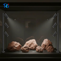 TRI-1360-007 éclairage de vitrine de bijoux éclairage de musée personnalisé spot led pour vitrine de bijoux