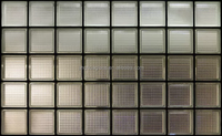 Bloc de verre creux PARALLEL CLEAR, bloc de verre de construction, bloc de verre décoratif à transmission lumineuse