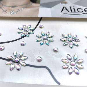 Autocollants diamant clavicule transfrontalière européenne et américaine pour filles autocollants créatifs beauté maquillage cou <span class=keywords><strong>tatouage</strong></span> autocollants - Product Image 5