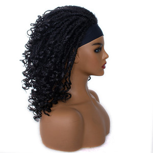 Parrucche con Fascia Intrecciata Passion Twist, Parrucche Sintetiche Resistenti al Calore, Ricci Afro per Donne di Colore - Product Image 5