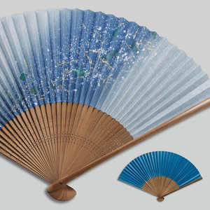 Personnalisation Papier japonais feuille d'or Kanazawa décoratif pliant Flyers Fan cadeau de main - Product Image 2