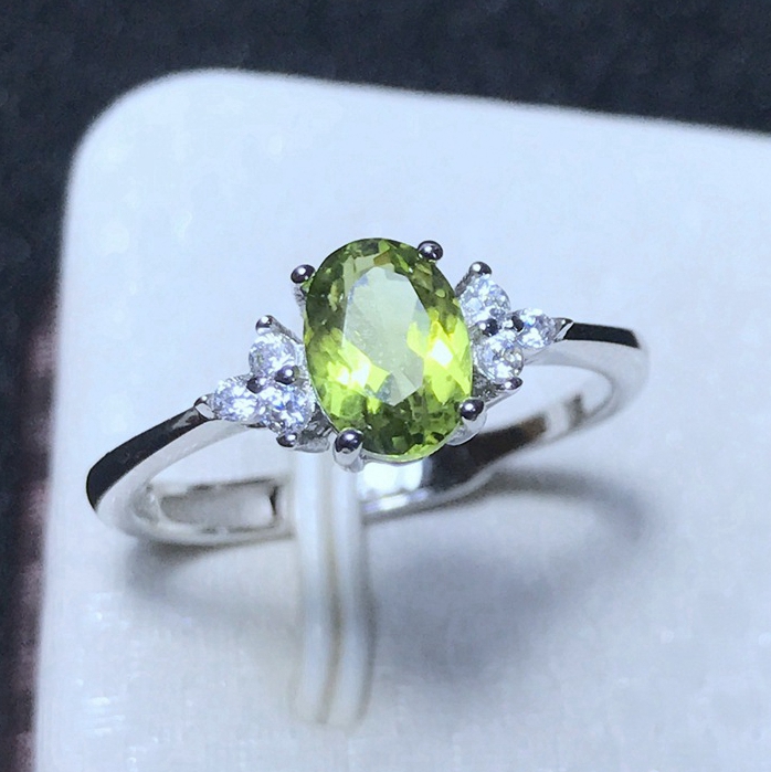 natural Olivine ring Style 2