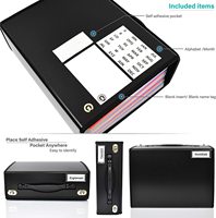 Carpeta Archivadora Expandible KOYO A4/Letter de PP Personalizada con 24 Bolsillos Arcoíris, Almacenamiento de Documentos Duradero e Impermeable