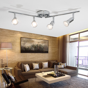 Candelabro de cocina COYOLED, luz de pared de techo LED redonda, candelabros de techo y lámparas, luz descendente LED de 4 cabezales - Product Image 2