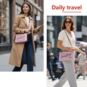 <span class=keywords><strong>Borsa</strong></span> a <span class=keywords><strong>Tracolla</strong></span> in Tweed Rosa per <span class=keywords><strong>Donna</strong></span>, <span class=keywords><strong>Borsa</strong></span> Messenger in Tessuto Tweed con <span class=keywords><strong>Tracolla</strong></span> Staccabile, <span class=keywords><strong>Borsa</strong></span> per il Trucco alla Moda - Product Image 6