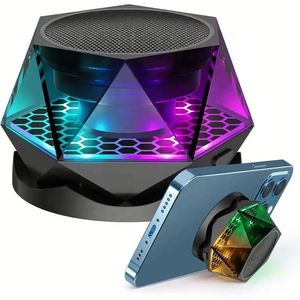 Altavoz Portátil Magnético G300, Mini Caja de Sonido Multifuncional con Luz LED RGB, Sonido Estéreo TWS - Product Image 1