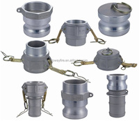 Raccord rapide Camlock en acier inoxydable et aluminium pour tuyau agricole, adaptateur pour tuyau d'irrigation plat