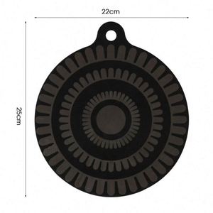 <b>Silicone</b> Classic Style Induction Cooktop Mat Non-Slip Scratch Protector Pad Electric Stove Kitchen Table Use Food Commercial - Product Image 1