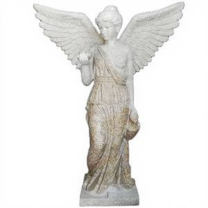 Giardino a Grandezza naturale Delle Donne <span class=keywords><strong>di</strong></span> <span class=keywords><strong>Pietra</strong></span> <span class=keywords><strong>di</strong></span> Figure Sculture Scultura Religioso Danza Ragazza <span class=keywords><strong>di</strong></span> <span class=keywords><strong>Angelo</strong></span> Con <span class=keywords><strong>L</strong></span>'ala Cristianesimo Europeo Statue - Product Image 1