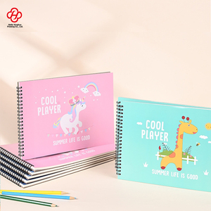 Spirale A4 Art libro illustrato in bianco per gli studenti della scuola materna pennarello disegnato a mano libro di disegno Non trasparente per ragazzi <span class=keywords><strong>ragazze</strong></span> - Product Image 2