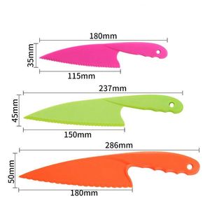Children's Safe Cooking Chef Kid Nylon <b>Knives</b> Plastic Kitchen <b>Knife</b> Set Children's Fruit <b>Knife</b> Suit - Product Image 4