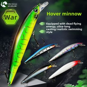 Señuelo de Swimbait muerto de tira larga de Material ABS para lubina, perca de agua dulce, tilapia, Fondo de Pesca, Técnicas de pesca, río, lago, Marlin - Product Image 5