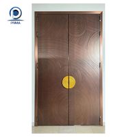 Puerta Resistente al Fuego Prima, Contemporánea, de Acero Inoxidable, Resistente al Agua, para Exteriores, Hoteles, Apartamentos, Oficinas, Edificios, Supermercados, Hospitales