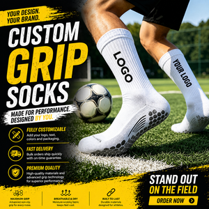 <span class=keywords><strong>Chaussettes</strong></span> de football <span class=keywords><strong>personnalisées</strong></span> de qualité supérieure, faible MOQ, livraison rapide, antidérapantes, confortables, <span class=keywords><strong>chaussettes</strong></span> de sport - Product Image 1