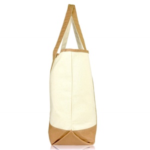 Large <b>Canvas</b> <b>Bag</b> with Zipper and Open Closure-Classic Stylish Design Sturdy Base & Multiple Pockets for Easy Organization - Product Image 6