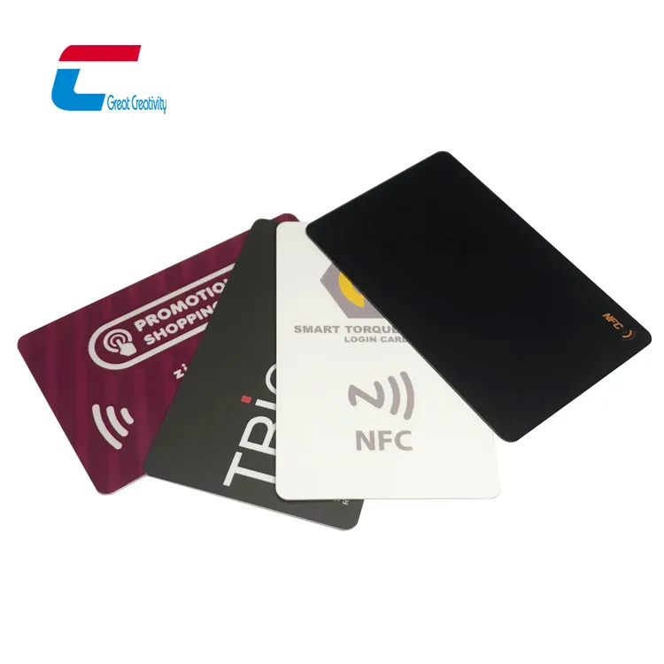 Stampa Logo personalizzata RFID Smart Business Card Google Review NFC Card