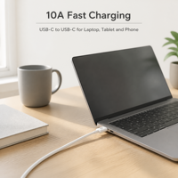 Chargeur universel 120W 10A à charge rapide PD double Type-C, câble de charge ultra-rapide en cuivre pur, transfert de données haute vitesse pour téléphone portable et appareil photo