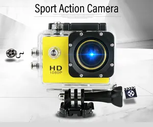 อีเบย์ร้อน1080จุดการกระทำกีฬากล้อง Go Pro Full HD 2.0นิ้วกันน้ำวิดีโอราคาถูกจักรยานขี่จักรยานกีฬากล้องการกระทำ