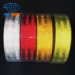 <span class=keywords><strong>Bandes</strong></span> de sécurité réfléchissantes personnalisées haute intensité, argentées, autocollantes, pour remorques, voitures, camions - Product Image 2