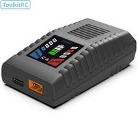 Chargeur AC ToolkitRC C4 50W 5A avec prise XT60 pour batteries LIPO LIHV LIFE 2~4S NIMH NICD 5~8S, modèle RC, course FPV, drone freestyle