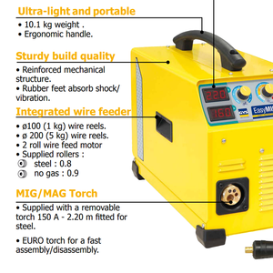 <span class=keywords><strong>GYS</strong></span>-032255-160 machine semi-automatique qui combine <span class=keywords><strong>MIG</strong></span>/MAG fil fourré et MMA procédés de soudage machine de soudage - Product Image 4