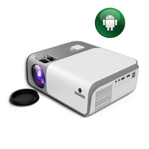 Projecteur CHEERLUX Full HD Android 9.0 avec 4000 lumens, projecteur intelligent prenant en charge <span class=keywords><strong>Youtube</strong></span>, zoom 4D Keystone - Product Image 1