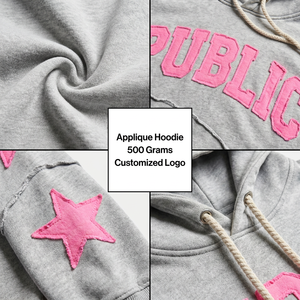 OEM/ODM Custom Drawstring Patch Applique Embroidery Hoody Premium Heavyweight Men's Acid <b>Wash</b> Distressed Pullover Hoodie Men - Product Image 2