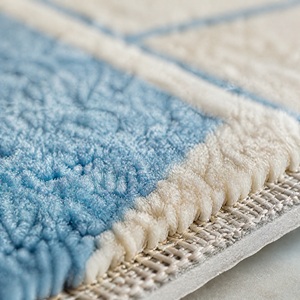 Alfombra Estampada con Bloques de Color Azul Cielo, de Nailon, de Pared a Pared, para Habitaciones de Hotel, Oficinas, Restaurantes y Pasillos - Product Image 6