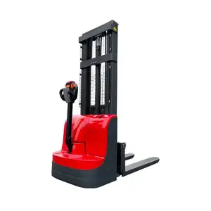 Pallet Jack đầy đủ điện Pallet Stacker 1600 mét nâng chiều cao đi bộ xe nâng điện Stacker