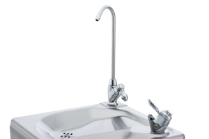 <span class=keywords><strong>Fontaine</strong></span> à boire compacte autoportante dans l'unité de réfrigération (5,5 GPH) refroidisseurs d'<span class=keywords><strong>eau</strong></span> électriques en acier inoxydable sans ADA - Product Image 2