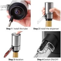 Décapsuleur Électrique Automatique en Métal à Batterie Rechargeable, Distributeur Intelligent USB, Verseur et Aérateur de Vin Électrique