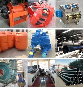 Pompe de dragage modulaire de 10 pouces avec moteur de 250 kW et moteur diesel pour <span class=keywords><strong>le</strong></span> nettoyage des lagunes et des embouchures de rivières, équipée d'un treuil de traversée équilibré - Product Image 3