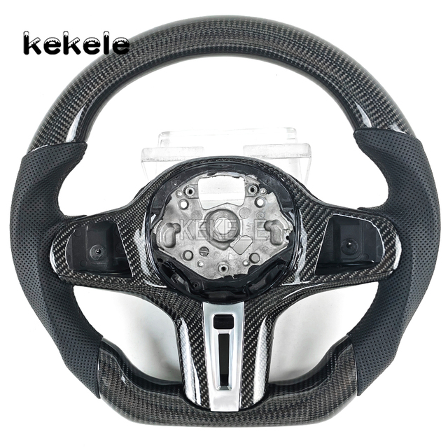Car Accessories for BMW G20 G22 G42 G29 G30 M340i G21 G23 Car Steering Wheel Customized Carbon Fiber Steering Wheel