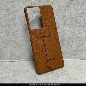 <span class=keywords><strong>Housse</strong></span> de téléphone portable en cuir véritable <span class=keywords><strong>Togo</strong></span> de nouveau style pour Samsung S21 Ultra avec sangle - Product Image 4