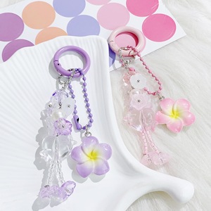 พวงกุญแจสาวน้อยน่ารักสดใส ถุงพลาสติกห้อยประดับลูกปัด ของขวัญบรรยากาศอ่อนโยน สไตล์เพื่อนสนิท - Product Image 1