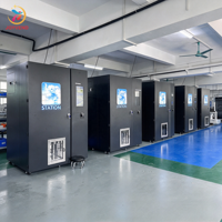 Distributeur automatique de glace en libre-service JOYVEND pour l'extérieur 24h/24 et 7j/7, capacité de 450-550 kg/jour, contrôle par IA (reconnaissance visuelle), télécommande