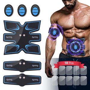 Électrostimulateur abdominal sans fil pour bras et jambes, coussin de massage et tonification musculaire, appareil d'entraînement abdominal électronique RF - Product Image 1
