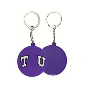 Llavero de PVC de goma suave con logotipo 3D personalizado, etiqueta de bolsa en relieve de recuerdo personalizado, estilo de dibujos animados, promocional - Product Image 6