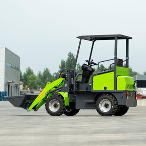 Mini-chargeuse sur pneus électrique 0,4T 0,5 tonne, chargeuse frontale, moteur, largeur réduite, utilisation facile pour les travaux en serre, compacte, CE - Product Image 4