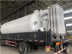 خزان تخزين غاز البترول المسال 20000 لتر تصميم أفقي مثبت على الانزلاق ، قابل للتخصيص للبيع - Product Image 5